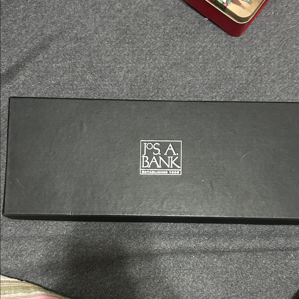 Jos. A. Bank Elegant Black Tie and Cumberbund Box